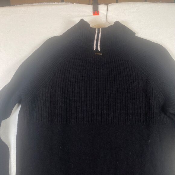 Joules Hallie Black Wool Cashmere Turtleneck Sweater Dress Size 8 - Picture 9 of 14